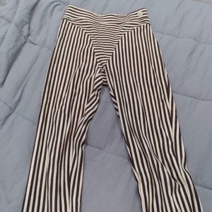Fashion Brand Company Striped Thong Leggings XS